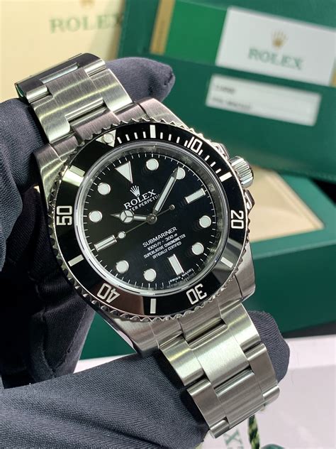 rolex submariner 114060 height|rolex without date.